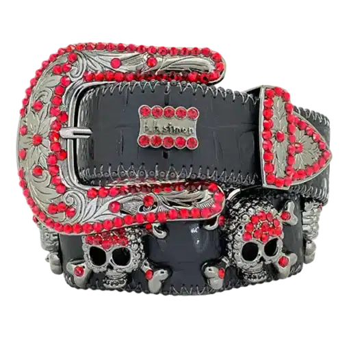 Trojan Red Skulls 97 BB Simons Belt