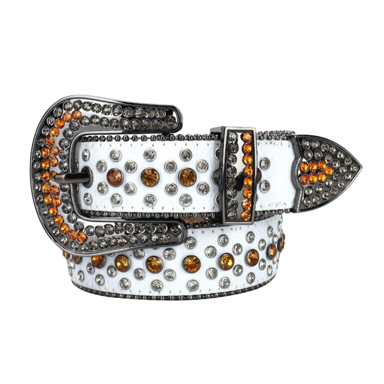 Prestige White - Orange BB Simon Belt