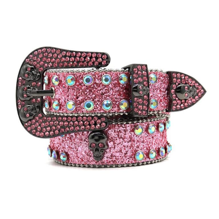 Pumpkin Studs- Pink BB Simon Belt