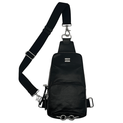 Classic Black BB Simon Sling Bag